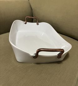 Denmark white porcelain serving tray