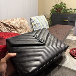 LouLou medium YSL Shoulder bag In quilted leather 