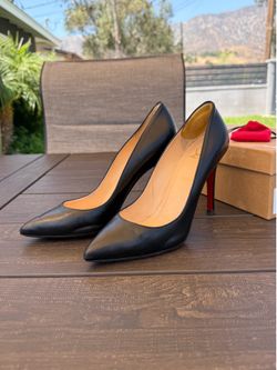 Christian Louboutin Pigalle 100 Shiny Nappa heels - Size 39.5