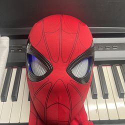 Hero Mask Moving Eyes, Spiderman Hero Mask, Remote Control Full Face Adult/Kids