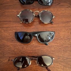 Various Designer Sunglasses Vintage Maui Jim Vaurnet Bolle