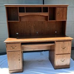 Large computer desk