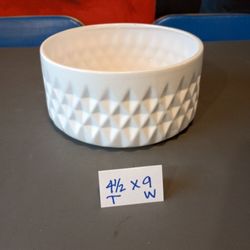 Large White Ceramic Succulent Planter