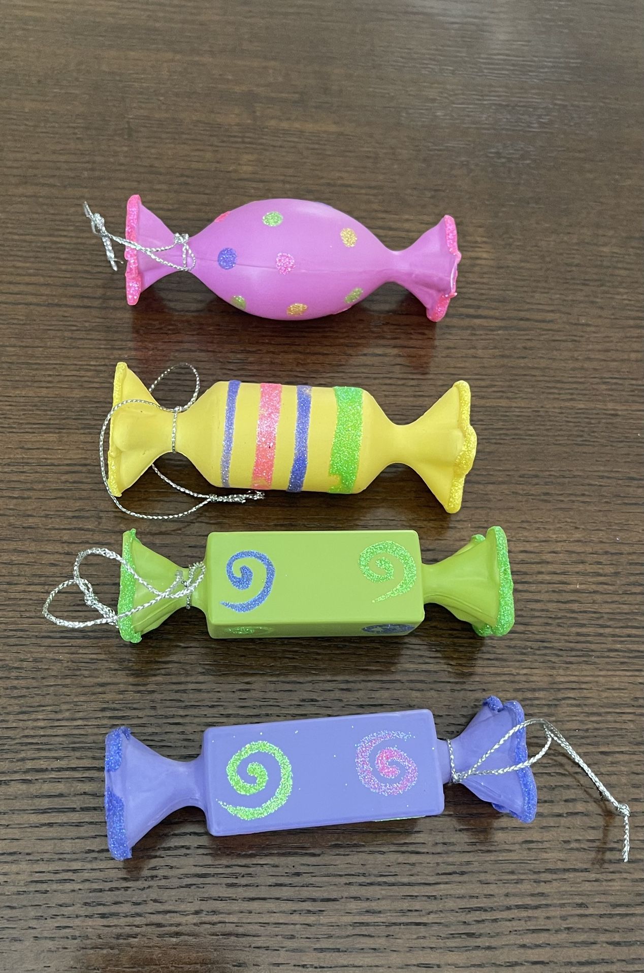 Old, Antique CANDY ornaments , 4” long
