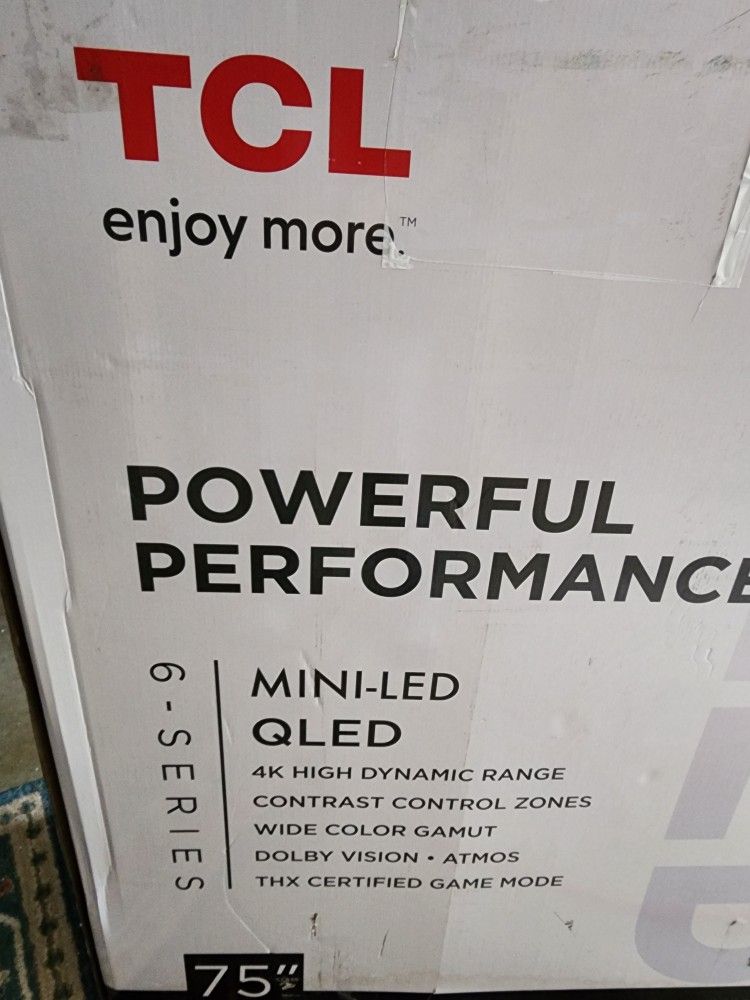 TV TCL QLED SMART 75".