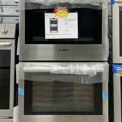 BOSCH 800 Series 30 inch Built-In Electric Double Wall Oven w/True Convection