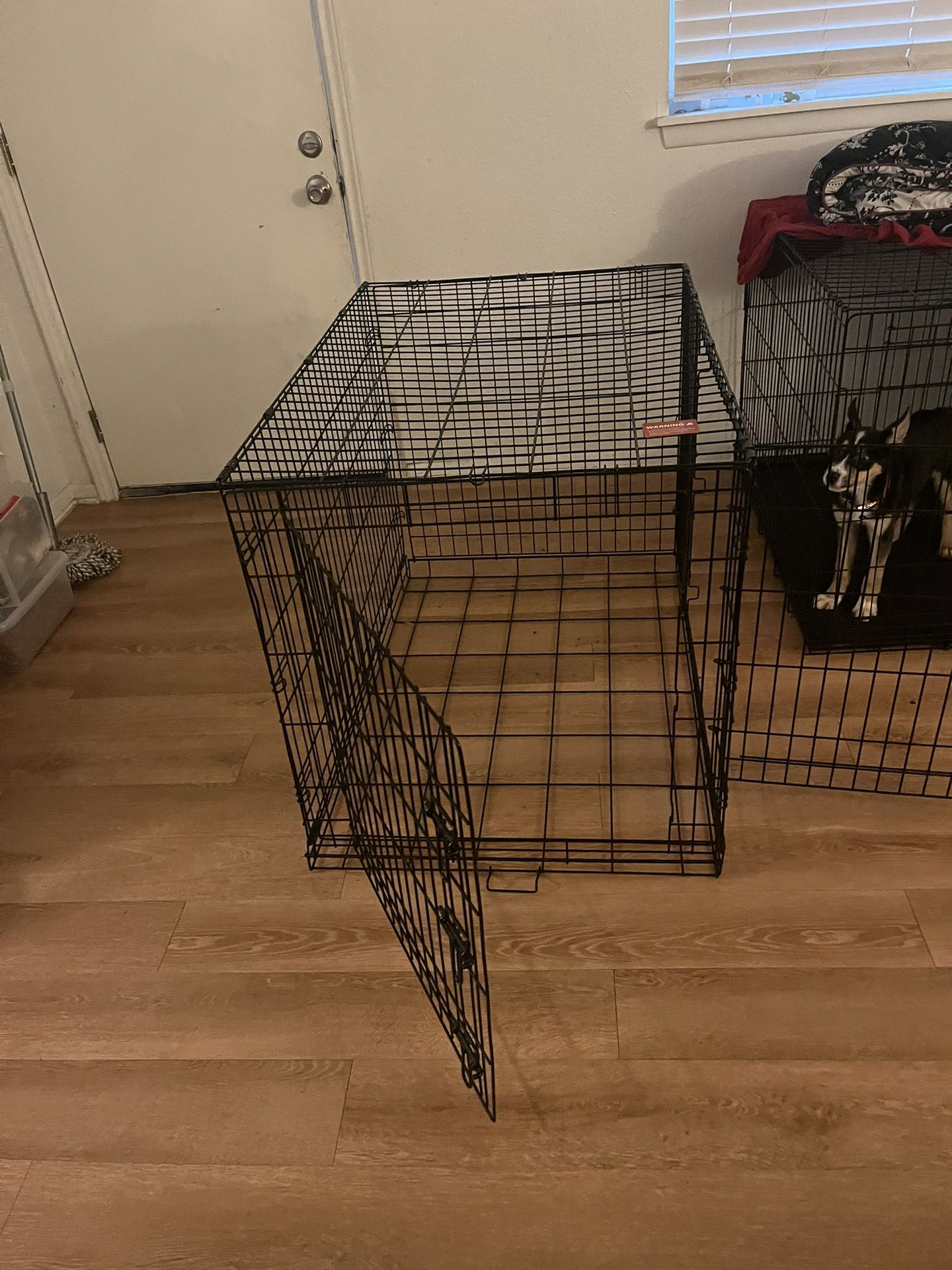 Large Dog Kennel 2 Door With Tray 