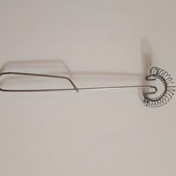 Stainless Steel Flat Spring Egg   Coil Whisk