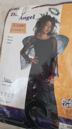 Girls/Tween Dark Angel Costume (Customized Detail) Size M 8-10
