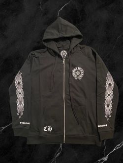 Chrome Hearts Los Angeles  Zip-Up Hoodie Black