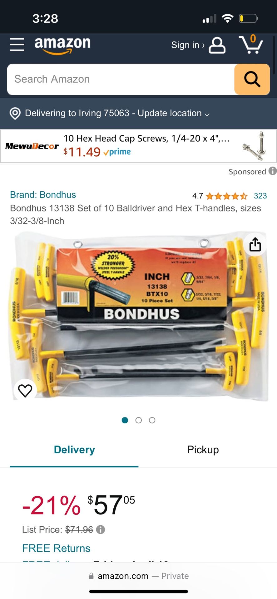 Bondhus Allen Wrenches 