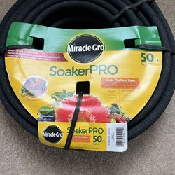 Miracle-Gro SoakerPRO garden yard hose 50ft 15.2m water new