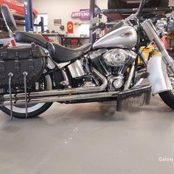 2008 Harley soft tail deluxe. 14,600 miles.