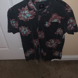 Rip curl flowered button down