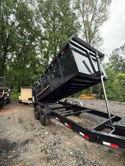 🔥💪🏻Panther Cargo 7x14 Dump Trailer — BRAND GPS TRACKED🔒