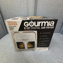 Gourmia 8-Quart Digital Window Air Fryer, with 8 One-Touch Functions