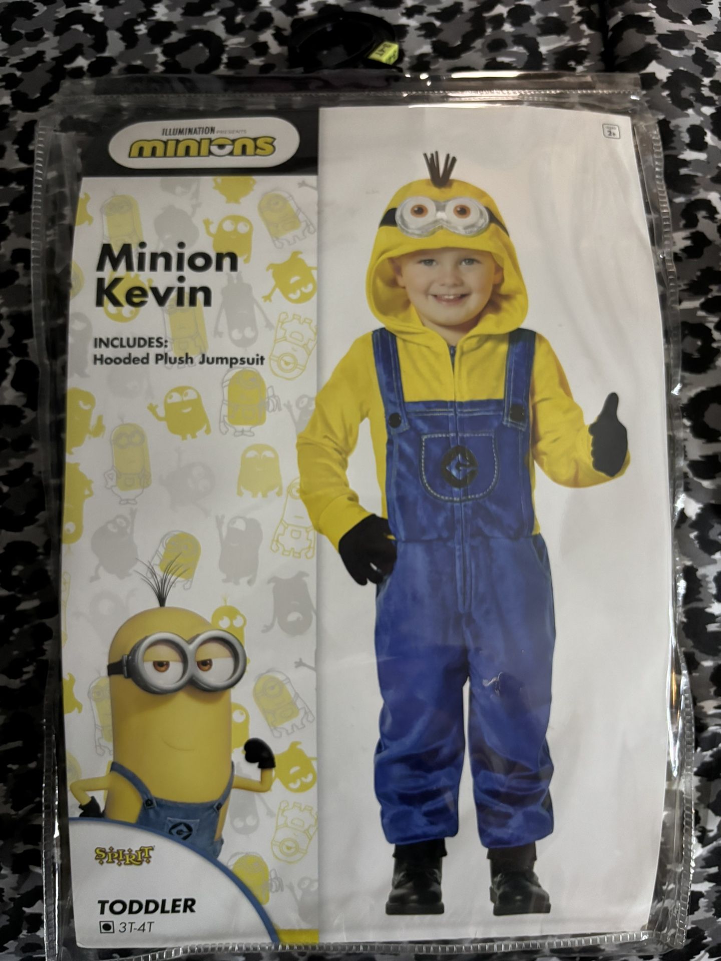 Minion Kevin Toddler Costume Size 3-4T