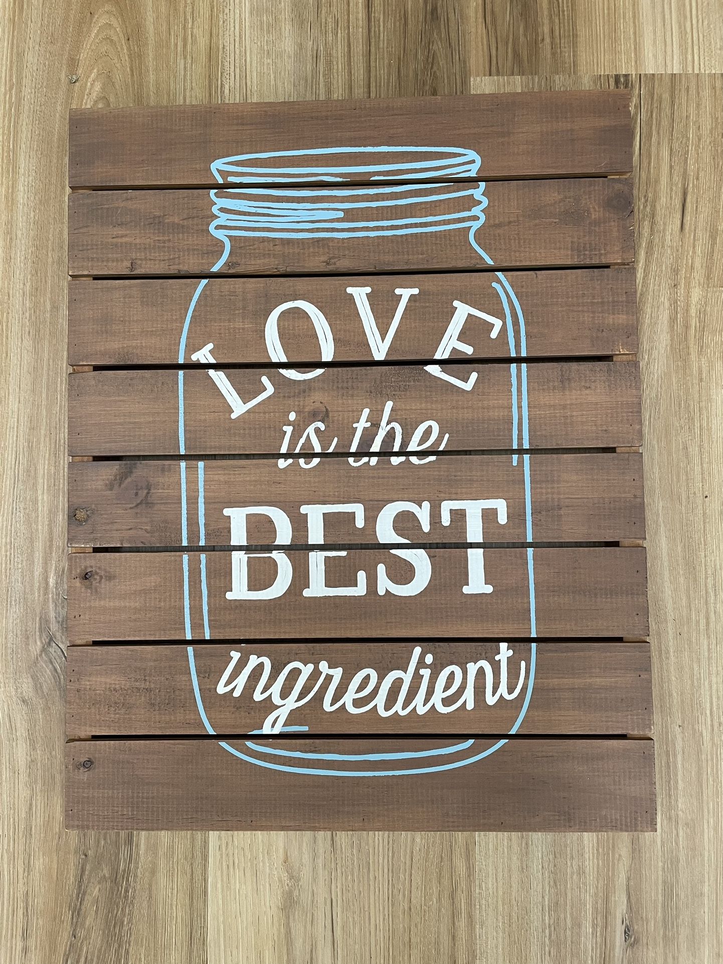 Wall Art “Love Is The Best Ingredient”