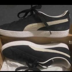 Blk Wht Pumas Sz 9 Mens