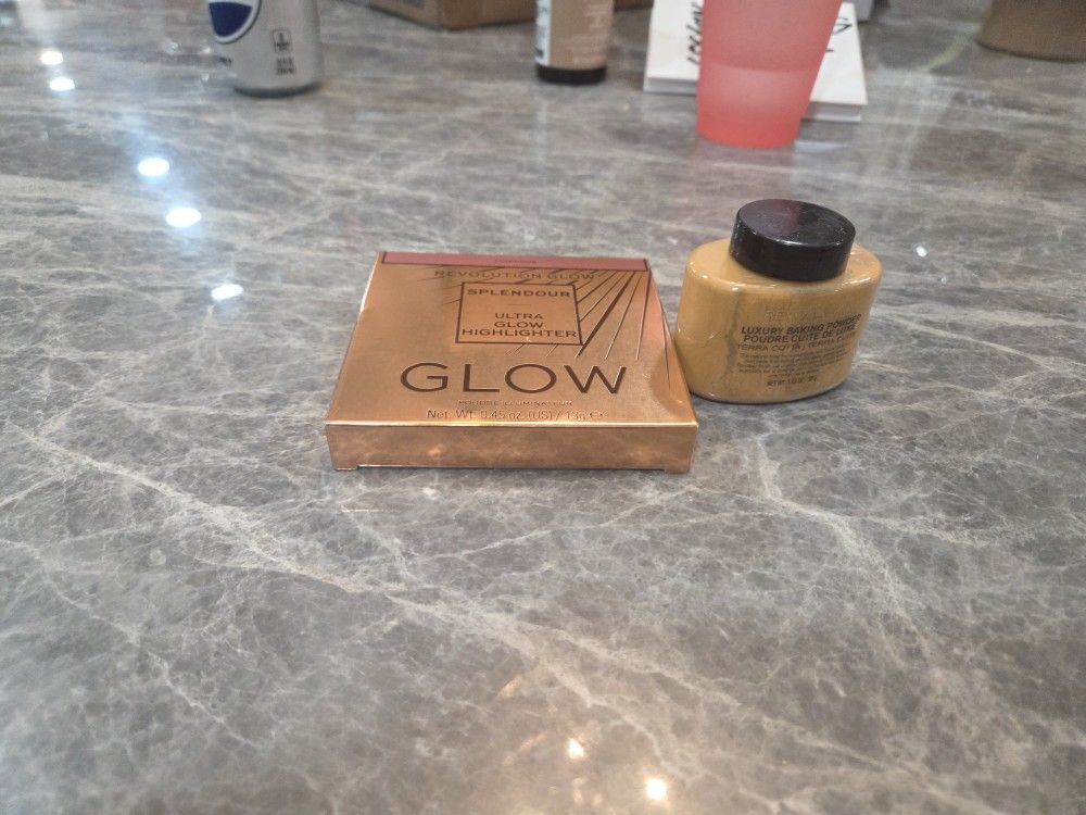 Revolution Glow Highlighter, And 1 Baking Powder