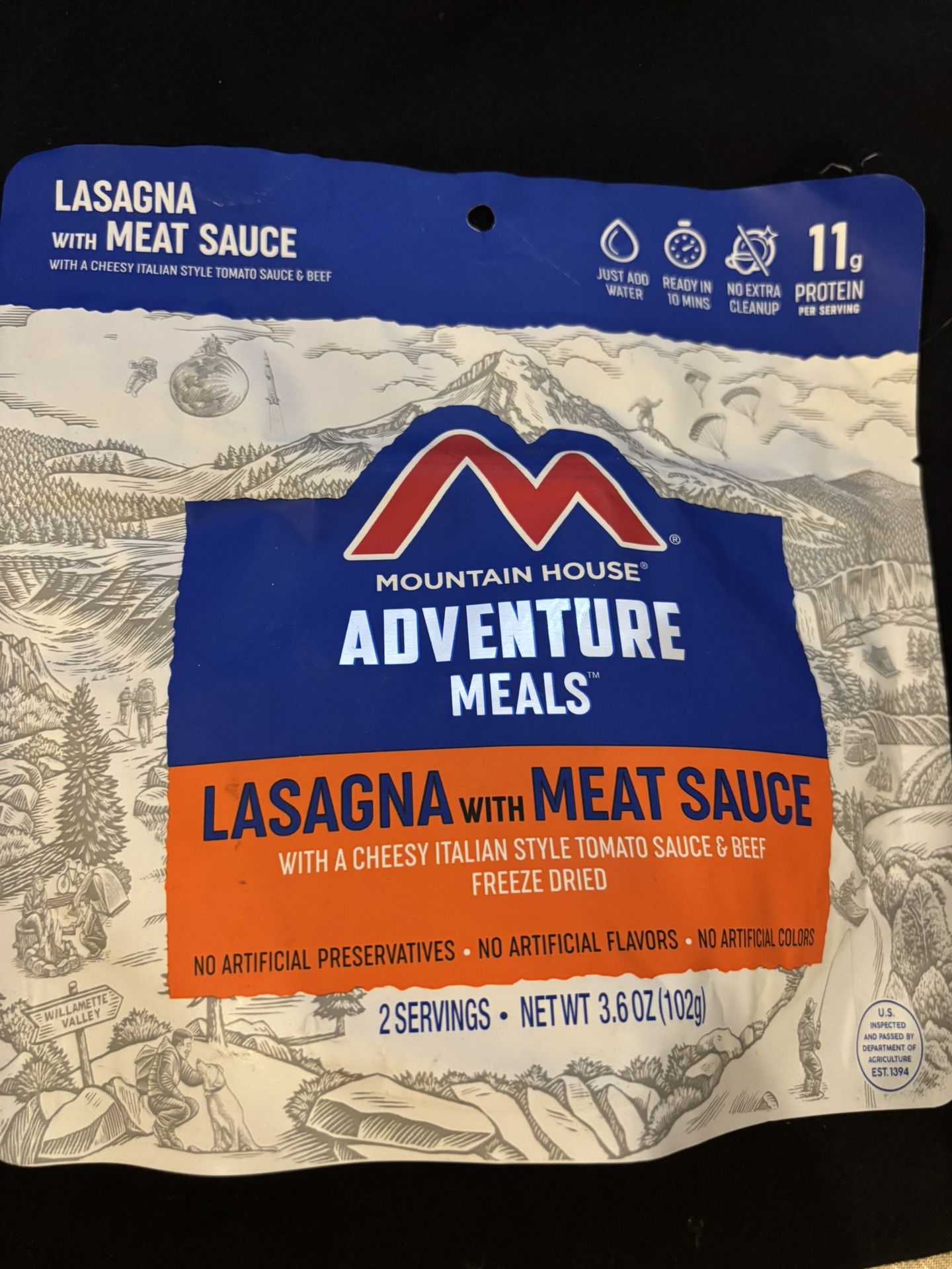 Lasagna W Meat Sauce Mountain House Adventure Meals