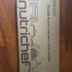 Double Burner Flattop Griddle