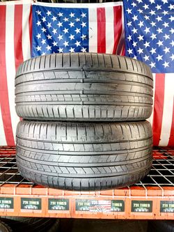 2 Used Matching Tires Size: 275/40R22 107Y XL KS Star RSC BMW, Run Flat Pirelli P Zero Run Flat (PZ4)  Max Performance Summer 275 40 22