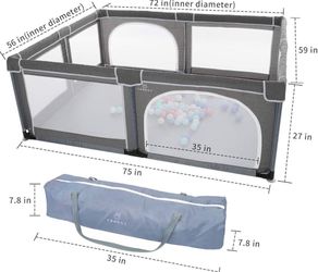 Yobest Baby Playpen