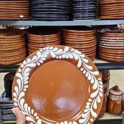 Talavera And Clay Plates