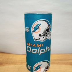 Dolphins Glass Vase