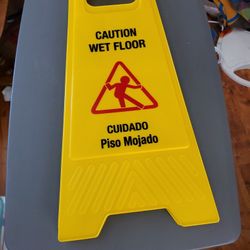 Caution, Wet Floor Sign