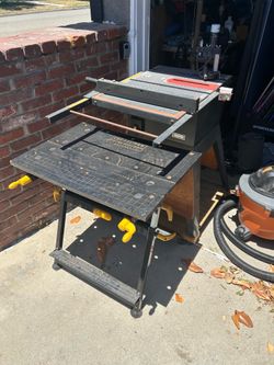 Craftsman Table Saw with Folding Work Table/Stand Need Gone ASAP