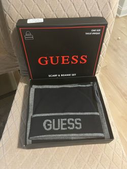 Guess Scarfs and Beanie Set
