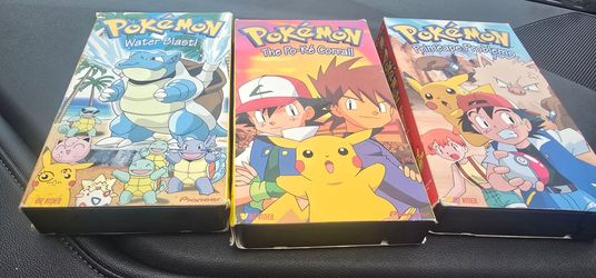 Pokemon VHS tape 3 pack collector's item