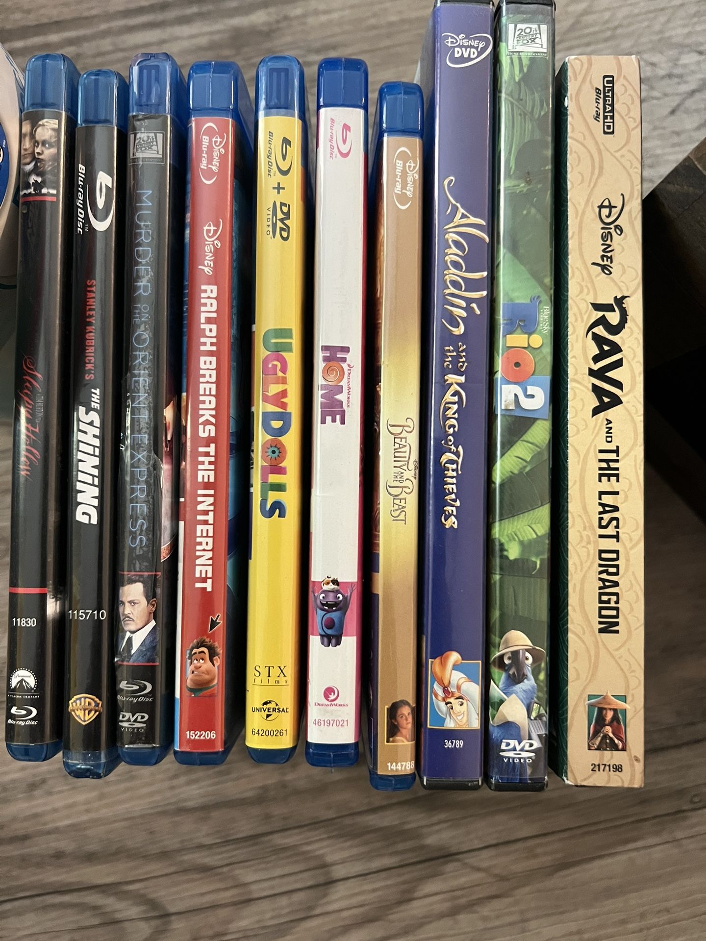 Blu-ray DVDs