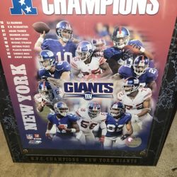 Ny GIANTS Plaques 