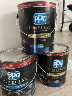 PPG Timeless Flat Paint Midtone Color At Your Choice