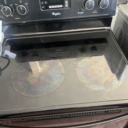 Whirlpool Glass Top Electric Stove (used)