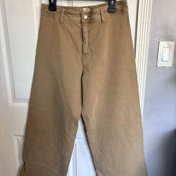 High Waisted Sailor Wide Leg Pants 