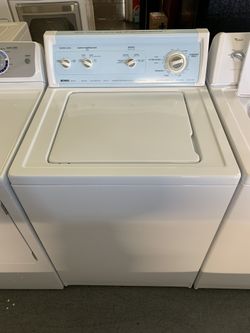 Like new Kenmore super capacity plus washer and dryer set 1 year warranty