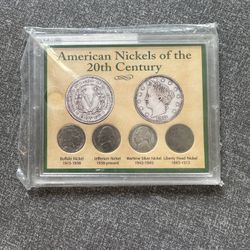 American Nickels from 20th Century, Sealed, United States Nickels