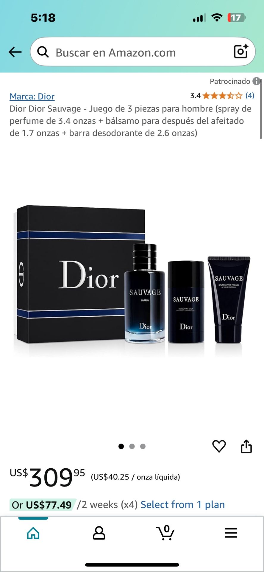 Set Dior For Men