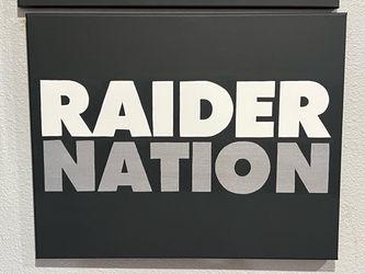 Raider nation, canvas