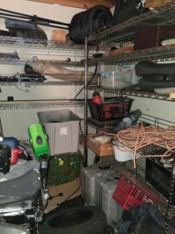 M etal shelves
