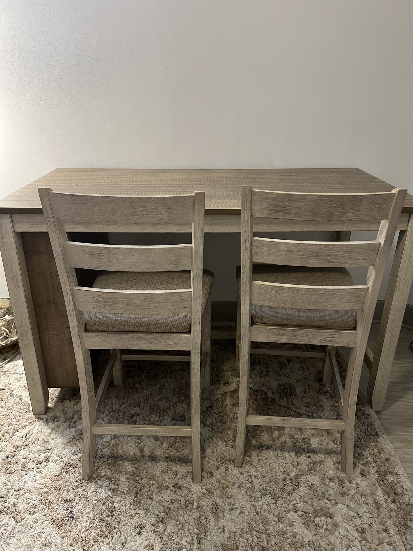 High Top Dining Table Set (Includes 4 Chairs)