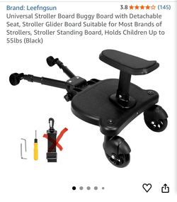 Universal stroller buggy board