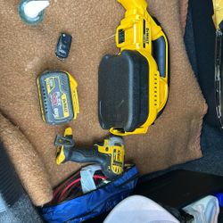 DeWALT Vac Battery And Impact 