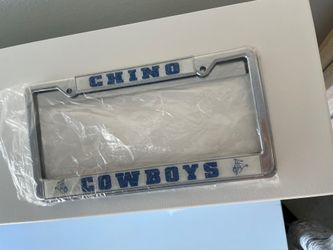 Chino Cowboys Stadium  Cushions & License Plate