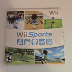 Nintendo Wii Sports (Nintendo Wii, 2006) Cardboard Sleeve Complete CIB - Tested