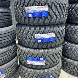 33x12.50r22 Atlander M/T SET OF NEW TIRES LLANTAS NUEVAS DISPONIBLES LLANTERA TIRE SHOP